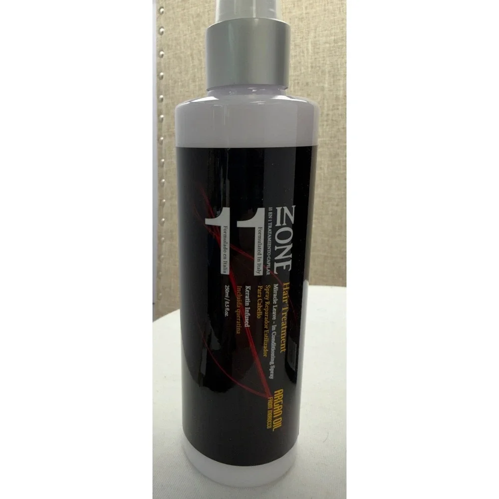 Zone 11 Hair Treatment Miracle Leave-In Conditioning Spray Argan Oil Keratin 2PK